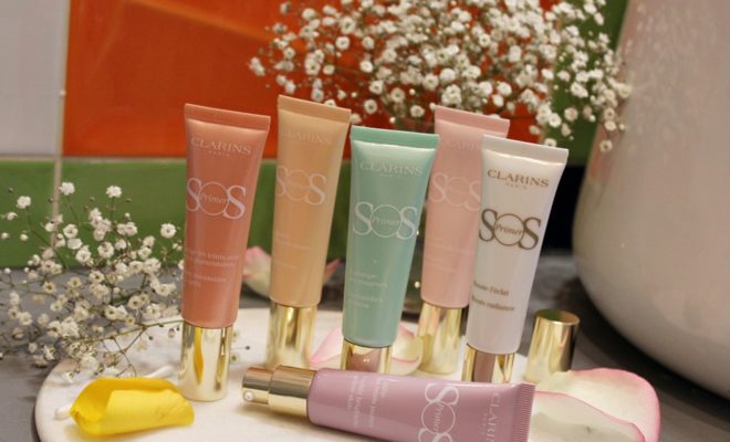 SOS PRIMER Clarins makeup base trucco kate on beauty